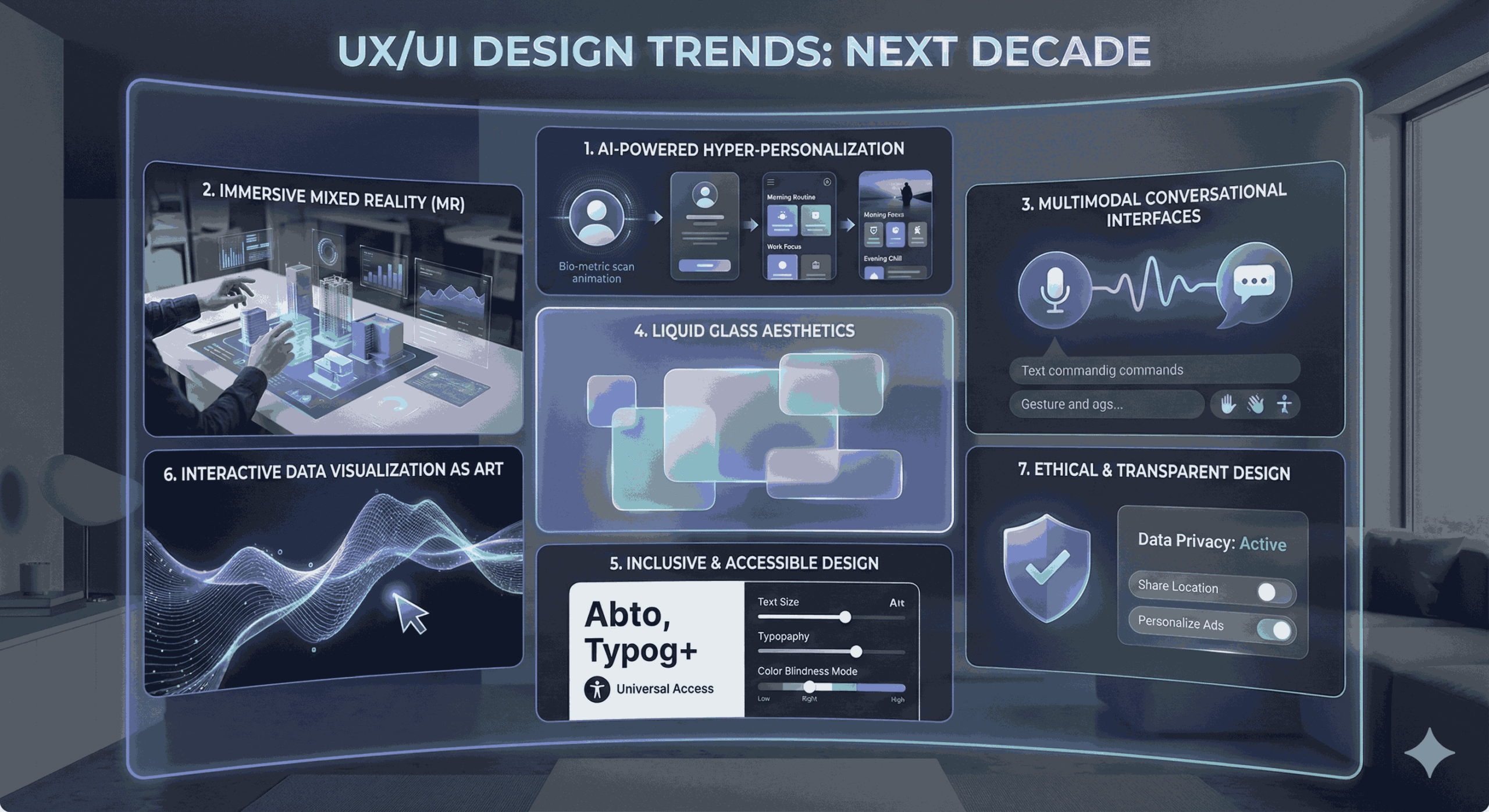 7 UXUI Design Trends That Will Dominate the Next Decade