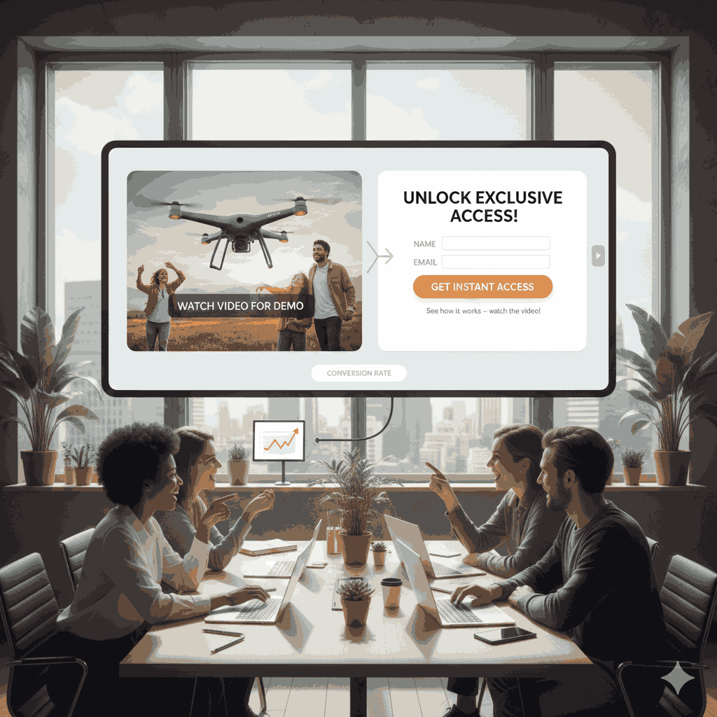 How to Use Video Marketing to Increase Landing Page Conversions.