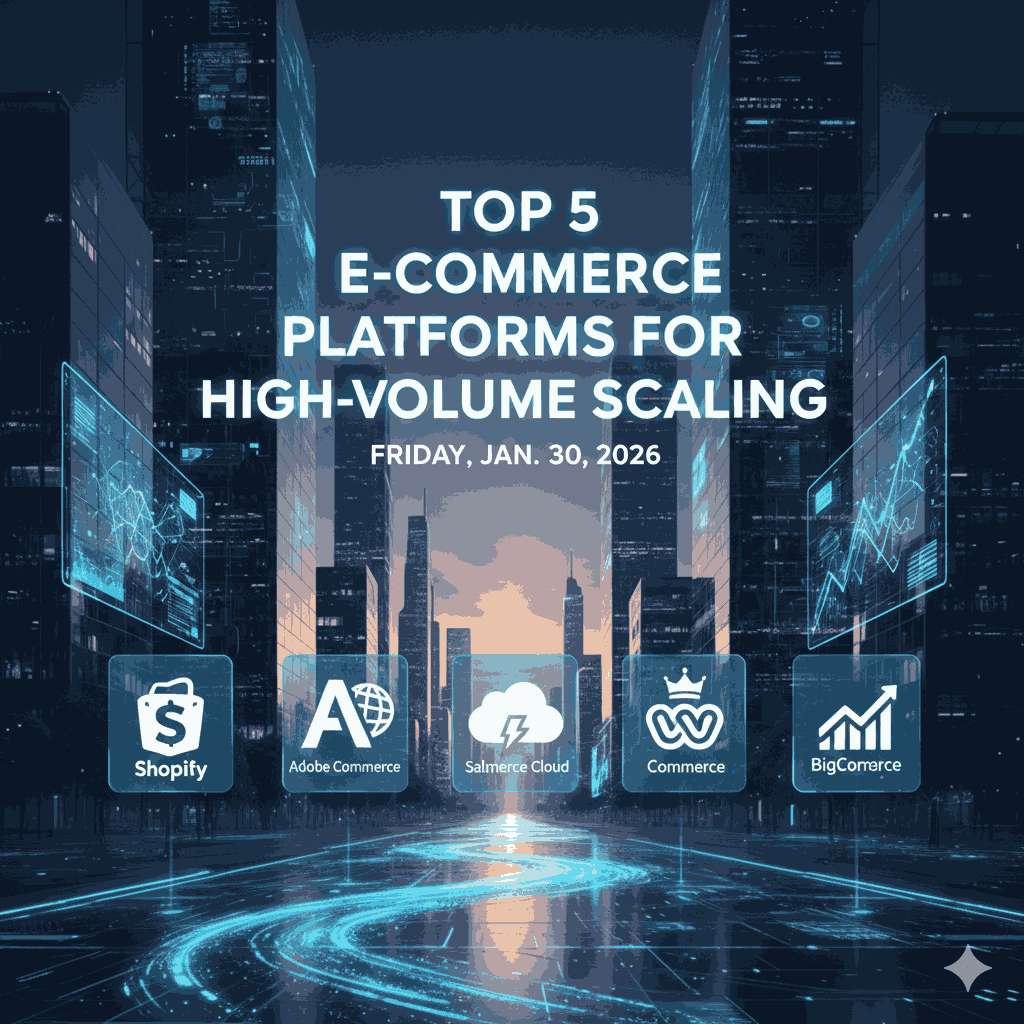 Top 5 E-commerce Platforms for High-Volume Scaling