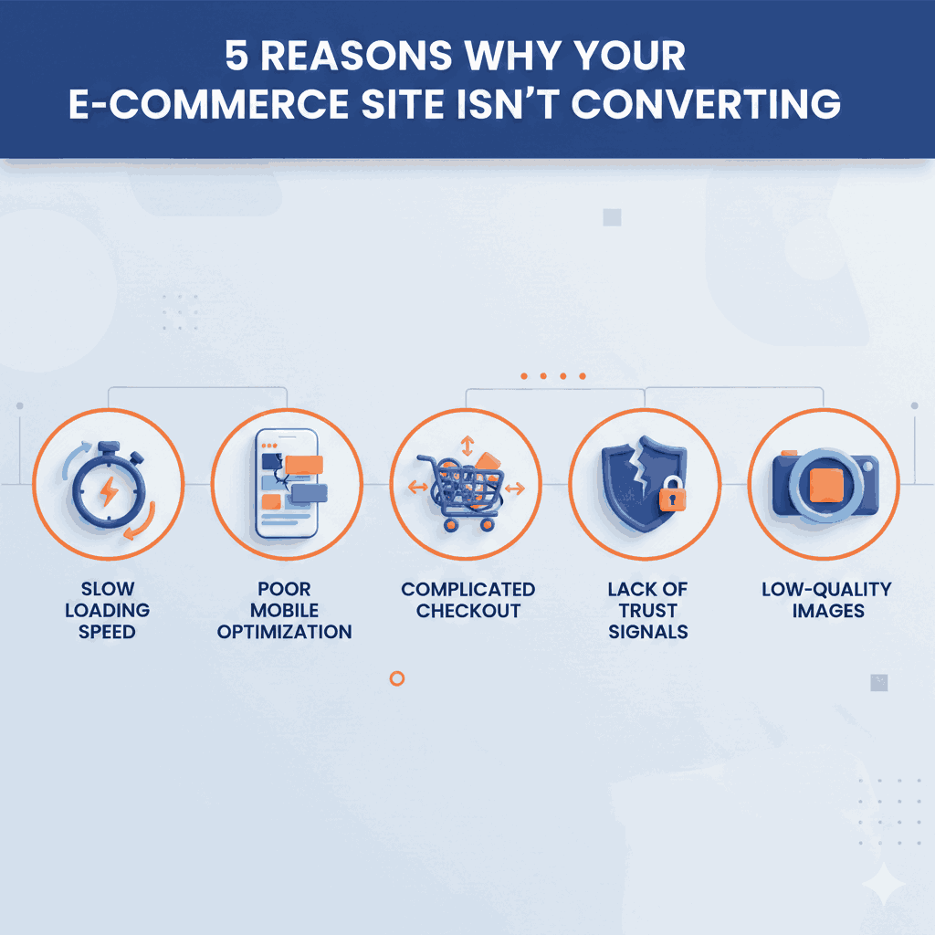 5 Reasons Why Your E-commerce Site Isn’t Converting