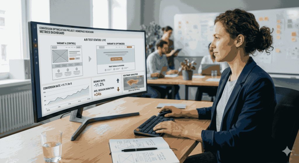 website redesign for conversion optimization