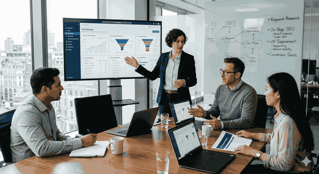 SEO and conversion strategy consulting