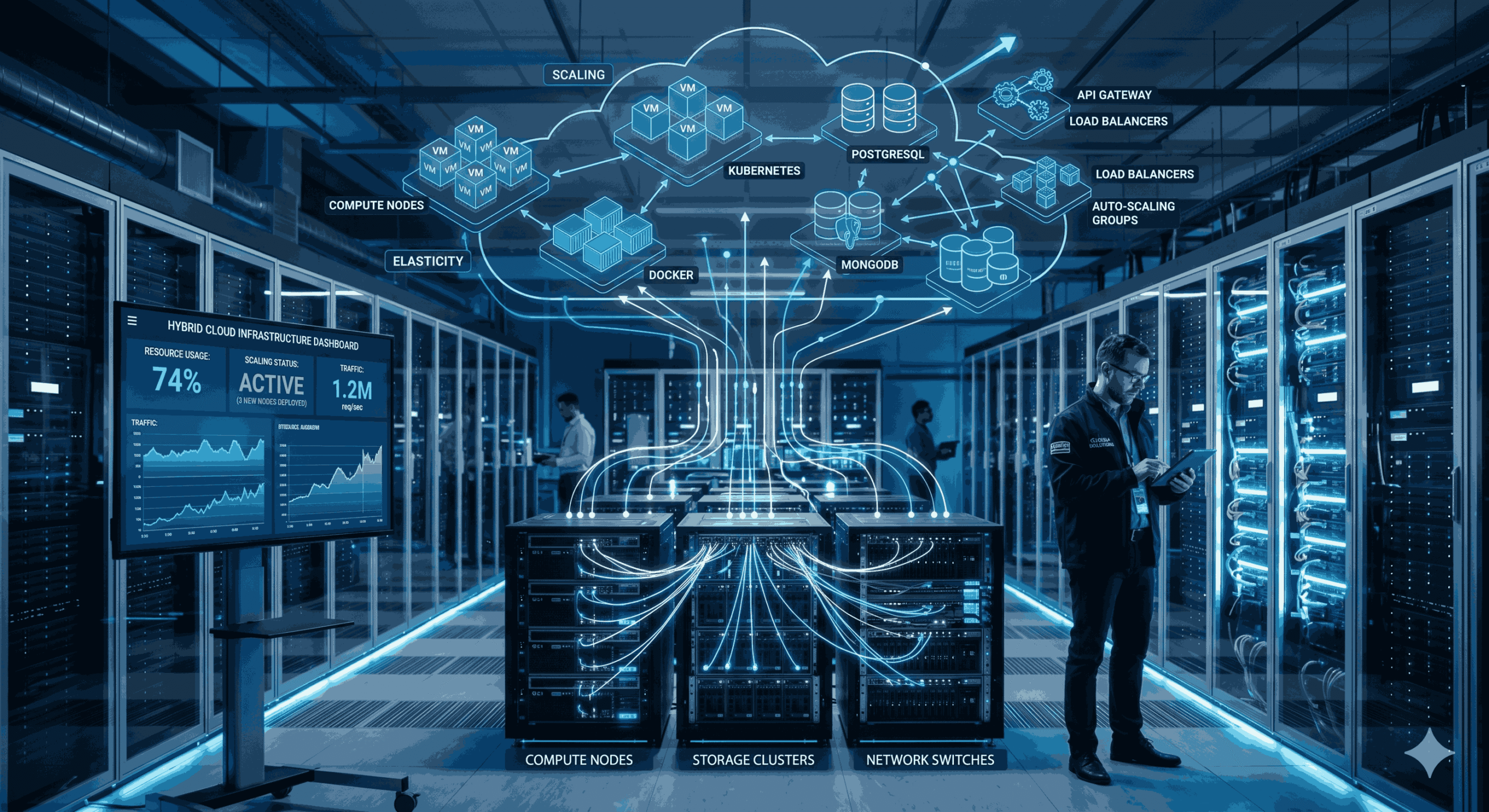 scalable cloud infrastructure setup