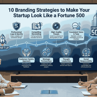 10 Branding Strategies to Make Your Startup Look Like a Fortune 500