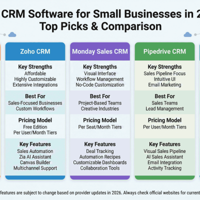 Best CRM Software for Small Businesses in 2026.