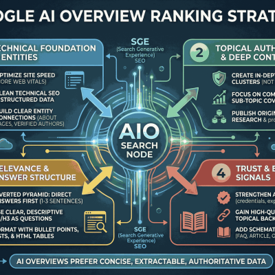 Google AI overview ranking strategy